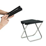 Sgabello da pesca pieghevole per borsa portatile da esterno, Fishing Stool(Black), Fishing Stool(Blue)