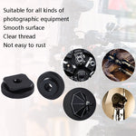 Vite a dado singolo per slitta calda in alluminio da 2 pezzi, 5/8 Male to 1/4 Female Adapter, 5/8 Male to M6 Female Adapter
