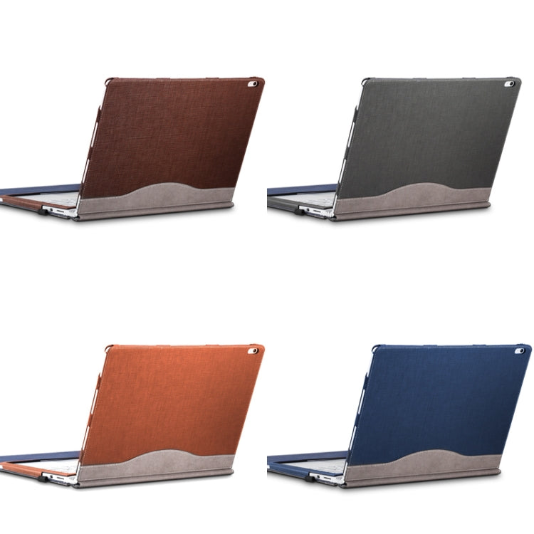 Custodia protettiva per laptop in pelle PU, For Microsoft Surface Book 1 13.5 inches, For Microsoft Surface Book 2 13.5 inches, For Microsoft Surface Book 2 15 inches, For Microsoft Surface Book 3 13.5 inches, For Microsoft Surface Book 3 15 inches