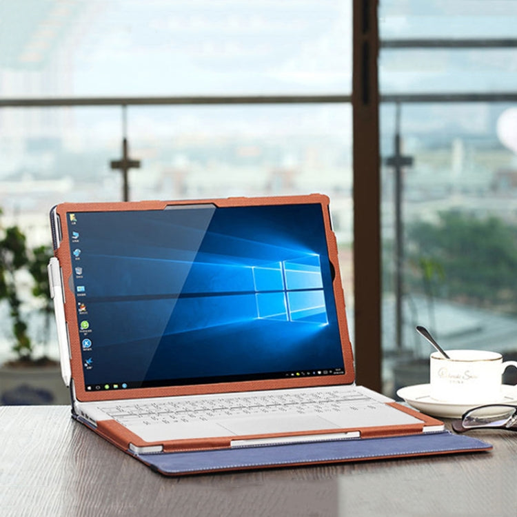 Custodia protettiva per laptop in pelle PU, For Microsoft Surface Book 1 13.5 inches, For Microsoft Surface Book 2 13.5 inches, For Microsoft Surface Book 2 15 inches, For Microsoft Surface Book 3 13.5 inches, For Microsoft Surface Book 3 15 inches