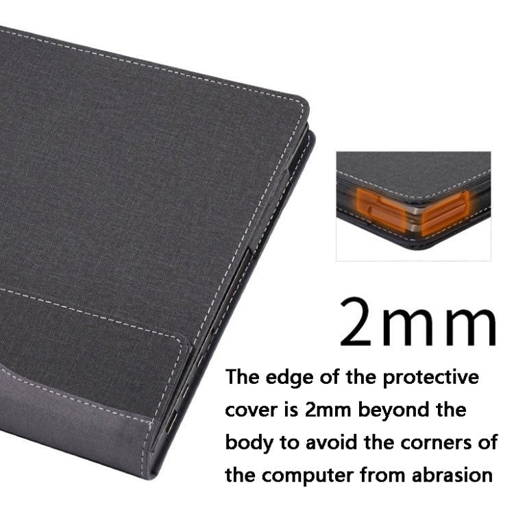 Custodia per laptop multifunzionale in pelle PU da 13,5 pollici, For Microsoft Surface 1/2/3/4