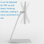 Supporto tablet magnetico girevole in alluminio