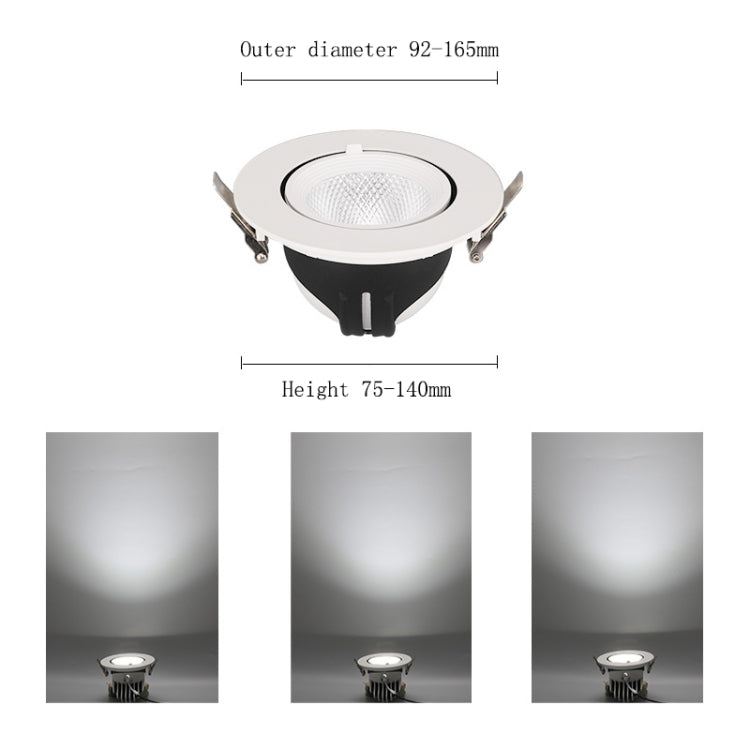 Luce LED per la crescita delle piante a spettro completo, 10w Cutout 80mm, 15w Cutout 95mm, 20w Cutout 120mm, 30w Cutout 150mm, 35w Cutout 150mm, 40w Cutout 150mm