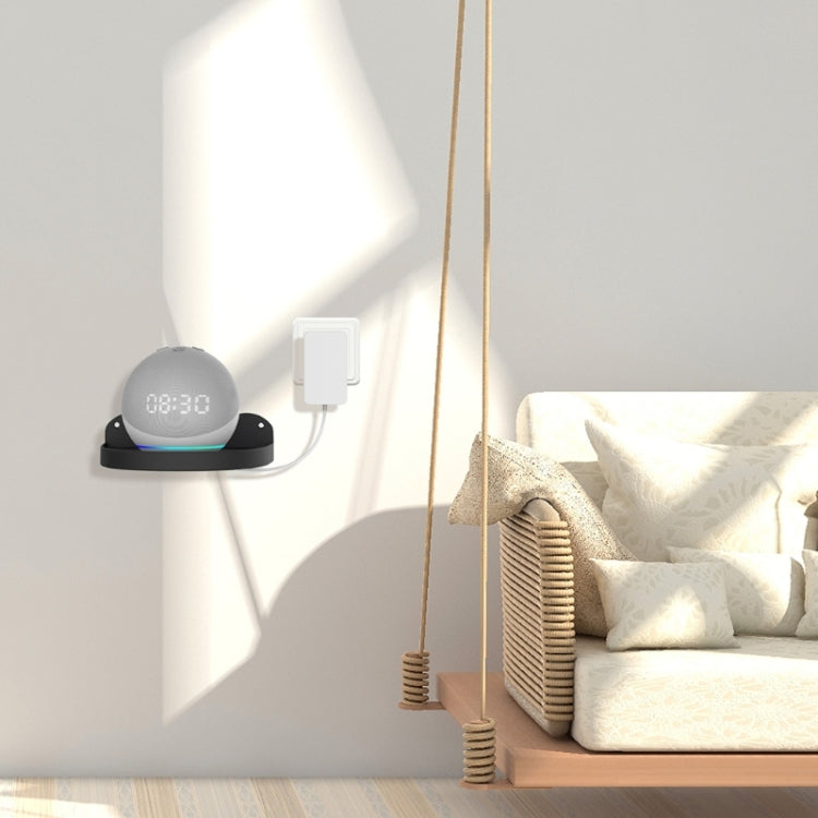 2 supporti a parete per Amazon Echo Dot 4, White, Black