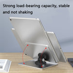 Staffa pieghevole in alluminio per tablet
