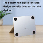 Staffa pieghevole in alluminio per tablet