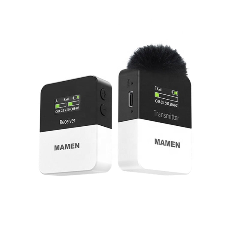 Microfono wireless MAMEN KT-W1 per telecamera e smartphone