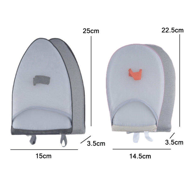 Isolamento termico in ferro e guanti antiscottatura con fibbia per le dita, Pointed Head, Round Head
