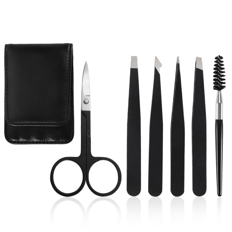 Set 6 in 1 per rifinire le sopracciglia in acciaio inossidabile