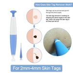 Strumento di rimozione dell'etichetta della pelle per etichette della pelle da 2 mm a 4 mm, Skin Tag Removal Tool, With  Acne Patch