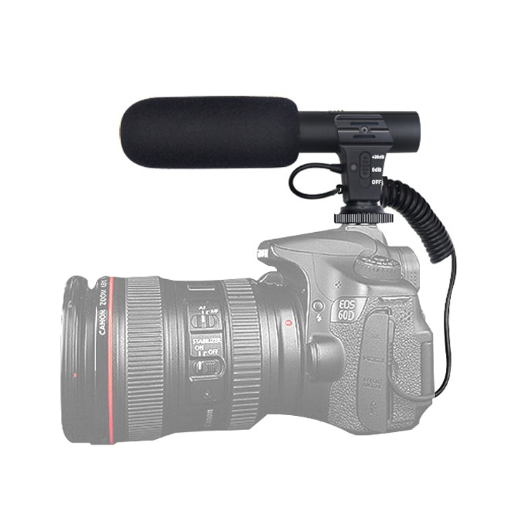 Microfono unidirezionale MAMEN MIC-05 per fotocamere