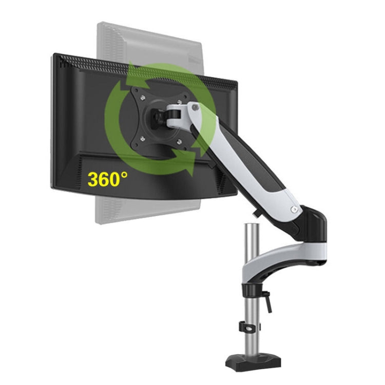 Gibbon monta il supporto per monitor del computer rotante con sollevamento da tavolo, specifiche, Table Clip White GM112C, Table Clip Black GM112C, Lock Hole White GM112G, Lock Hole Black GM112G