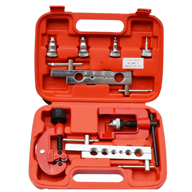 HONGDA Espansore per tubi in alluminio con tubo in rame per aria condizionata per auto, 8 In 1 / Set