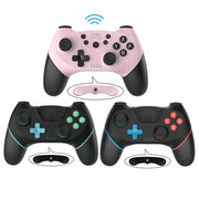 Gamepad wireless Bluetooth con programmazione macro per Switch Pro, Pink, Left Blue Right Red, Left Blue Right Green, Black Left Red