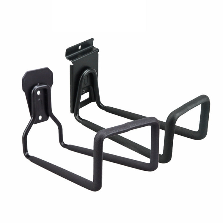 Gancio per conduttura da 2 pezzi Gancio per garage per stoccaggio di cavi per tubi dell'acqua pesante, stile:, On Wall, Groove Plate