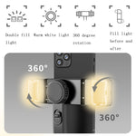 Selfie stick Bluetooth CYKE Q08D con doppia luce LED