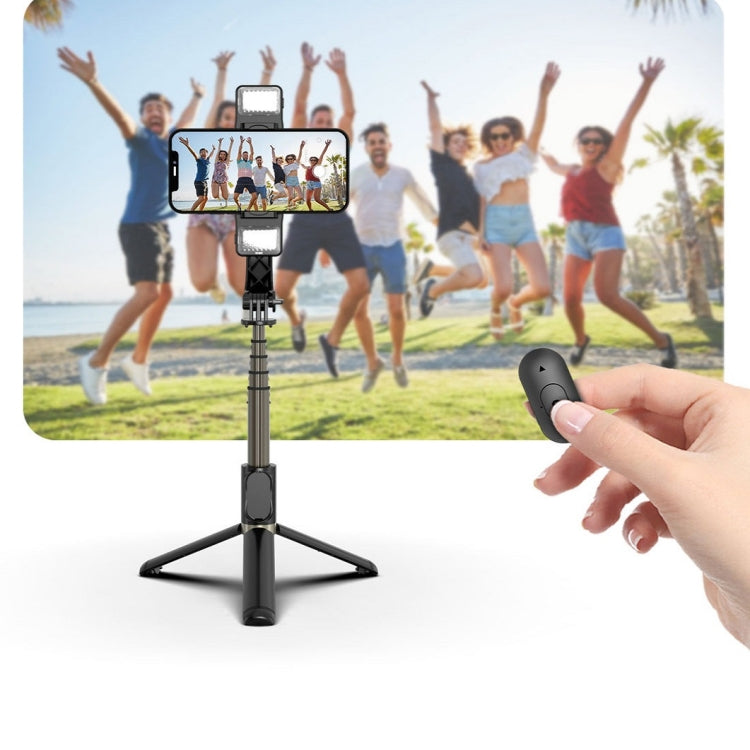 Selfie stick Bluetooth CYKE Q08D con doppia luce LED