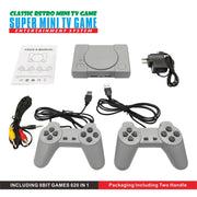 Console di gioco TV a 8 bit per mini giocatori doppi 620 giochi integrati, PS1 mini (US Plug), PS1 mini (EU Plug)