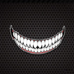 Adesivo per casco moto J06 da 5 pezzi, Small Teeth, Large Teeth, Small Tongue, Large Tongue