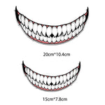 Adesivo per casco moto J06 da 5 pezzi, Small Teeth, Large Teeth, Small Tongue, Large Tongue