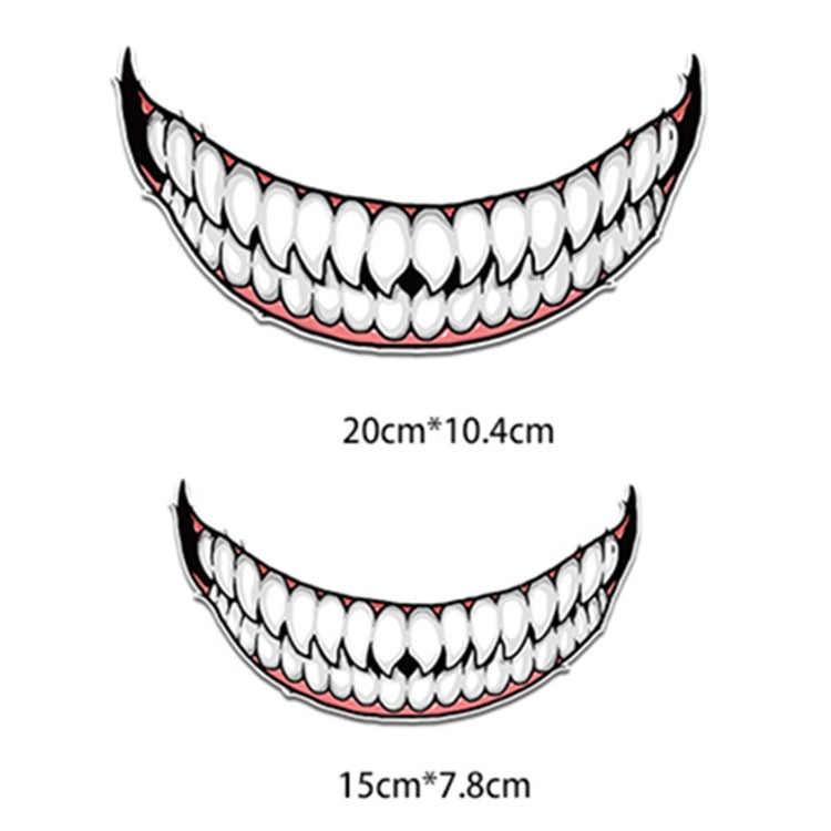 Adesivo per casco moto J06 da 5 pezzi, Small Teeth, Large Teeth, Small Tongue, Large Tongue