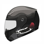 Adesivo per casco moto J06 da 5 pezzi, Small Teeth, Large Teeth, Small Tongue, Large Tongue
