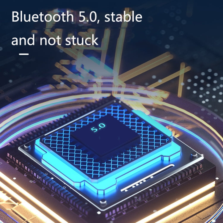 WH-J08 Mini altoparlante Bluetooth portatile domestico con luce notturna, Basic Style, Clock Style