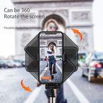 Treppiede telescopico pieghevole per smartphone con luce