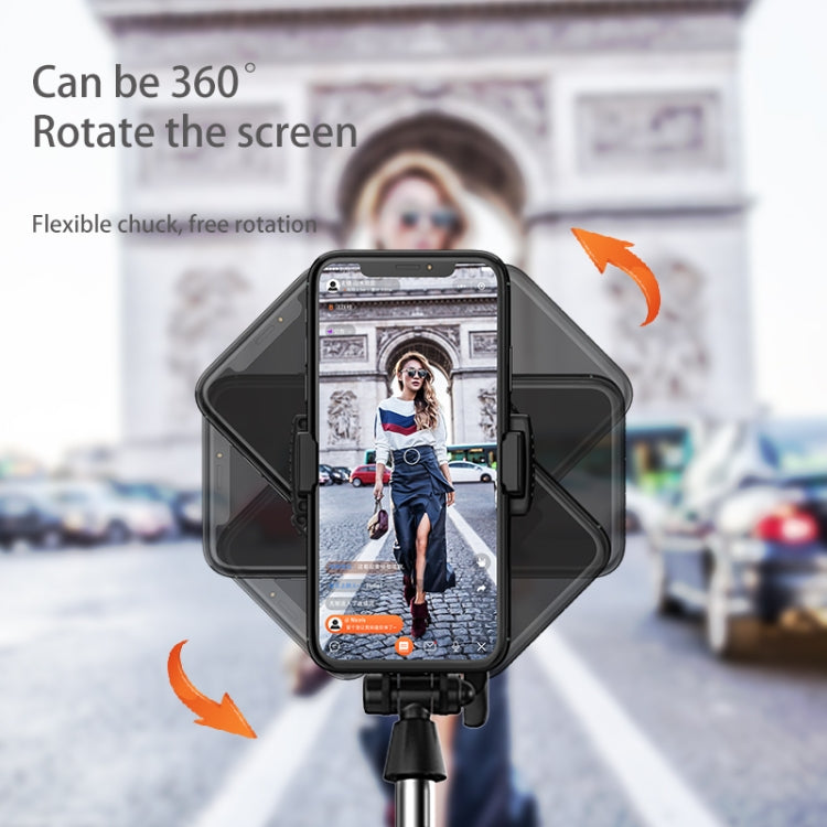 Treppiede telescopico pieghevole per smartphone con luce