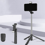 Treppiede telescopico pieghevole per smartphone con luce