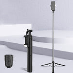 Treppiede telescopico pieghevole per smartphone con luce