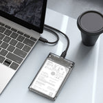 TU31 Guscio protettivo trasparente per disco rigido con interfaccia USB3.1 TYPE-C da 2,5 pollici
