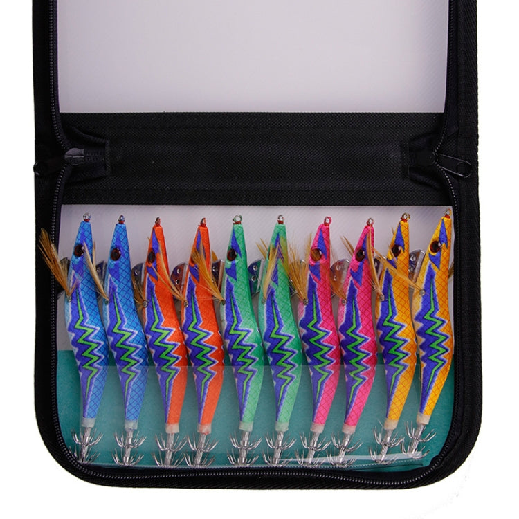 Set di gamberetti in legno con perline di luci notturne da 10 pezzi / scatola, 3.0, 3.5