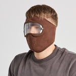 2 PZ XBG-9123 Pellets Riding Antivento HD Maschera antiappannamento
