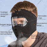 2 PZ XBG-9123 Pellets Riding Antivento HD Maschera antiappannamento