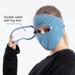 2 PZ XBG-9123 Pellets Riding Antivento HD Maschera antiappannamento