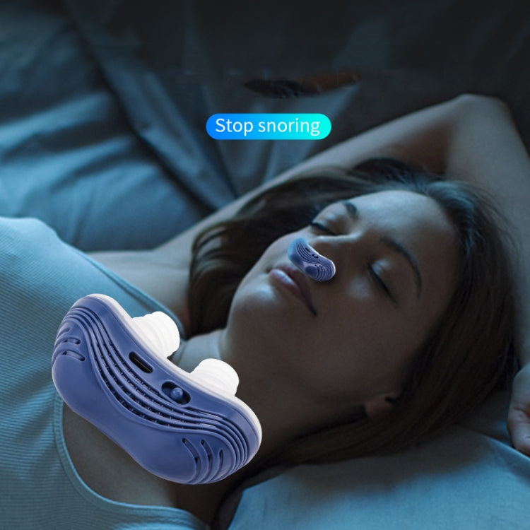 Dispositivo elettrico anti-russamento per dormire, White, Blue, Green