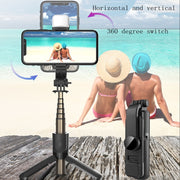 Selfie Stick Bluetooth CYKE L11S con luce LED e treppiede