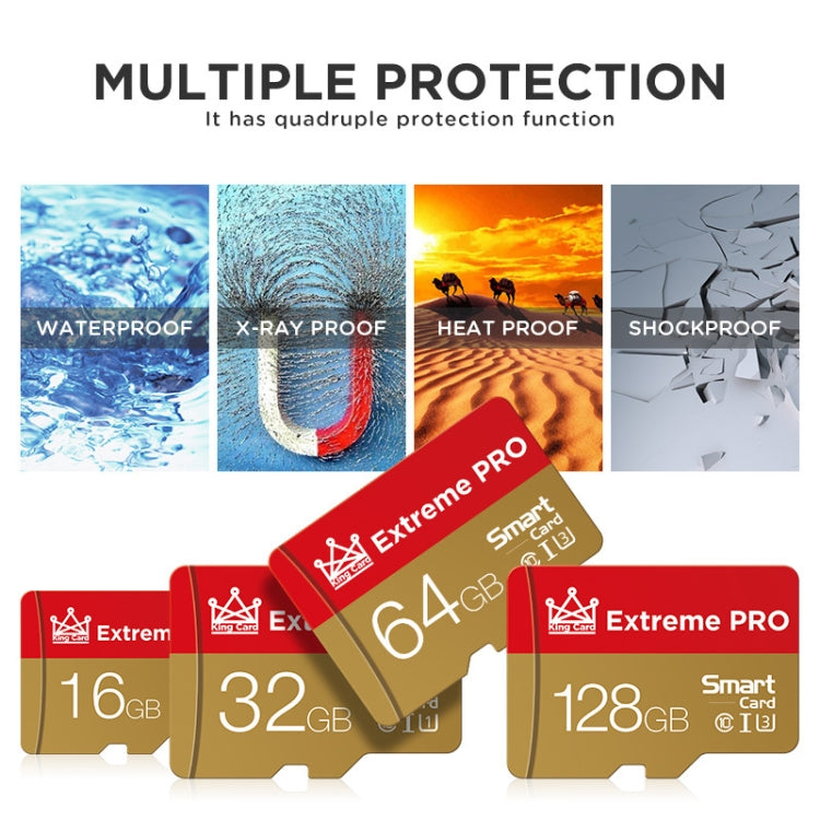 King Card RY032G518 Scheda di memoria per il monitoraggio della fotocamera del telefono cellulare, 16GB, 32GB, 64GB, 128GB, 256GB