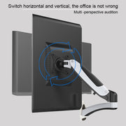 Gibbon monta il supporto per monitor per computer con sollevamento a molla a gas GM112W a parete