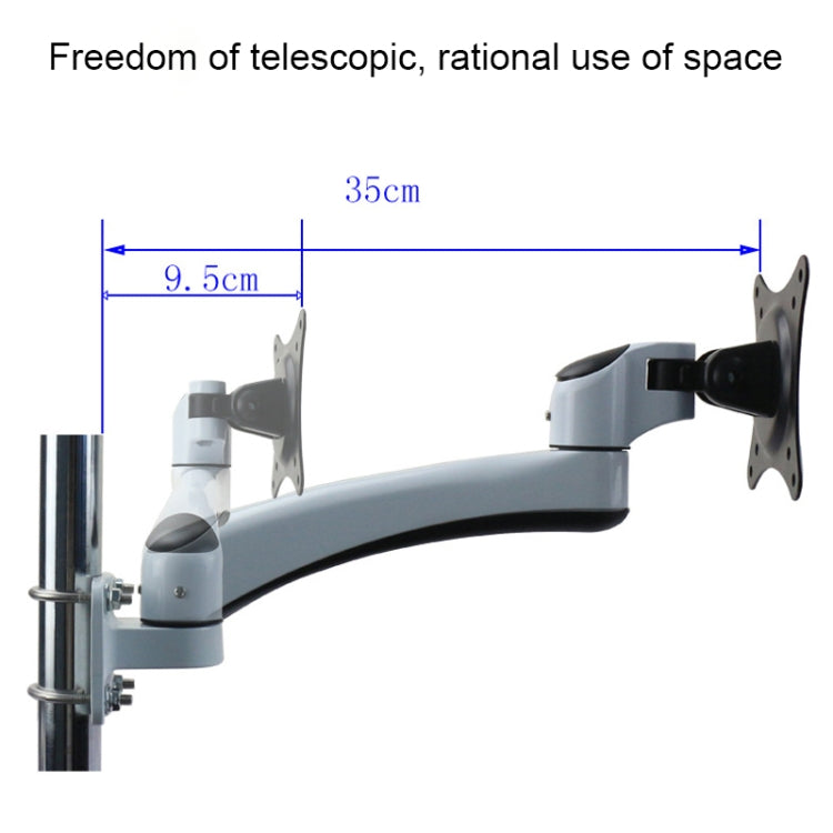 Gibbon Mounts FE111B Supporto per monitor per computer montato a parete senza perforazione
