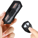 Fanale posteriore per bicicletta con telecomando WEST BIKING con tono di clacson, YP0701314