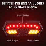 Fanale posteriore per bicicletta con telecomando WEST BIKING con tono di clacson, YP0701314