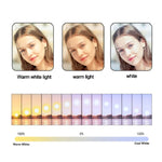 Anello luce selfie CYKE Q6 con supporto smartphone