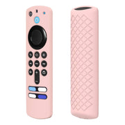 Guscio in silicone da 2 pezzi per telecomando vocale Alexa di terza generazione e stick TV di terza generazione, White, Pink, Red, Blue, Black