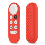 Guscio protettivo in silicone da 2 pezzi per telecomando Google Chromecast 2020, (Pink), Red), (Black), (Silver Gray), (Sky Blue), (White)