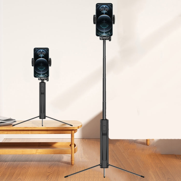 CYKE A17 Telecomando Bluetooth con treppiede Photo Live Staffa, A17- 0.8m Black (Without Light)