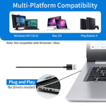 Microfono a condensatore a collo d'oca per computer desktop MI520, 6.35mm Interface, USB Version without RGB Breathing Lamp, USB Version with RGB Breathing Lamp