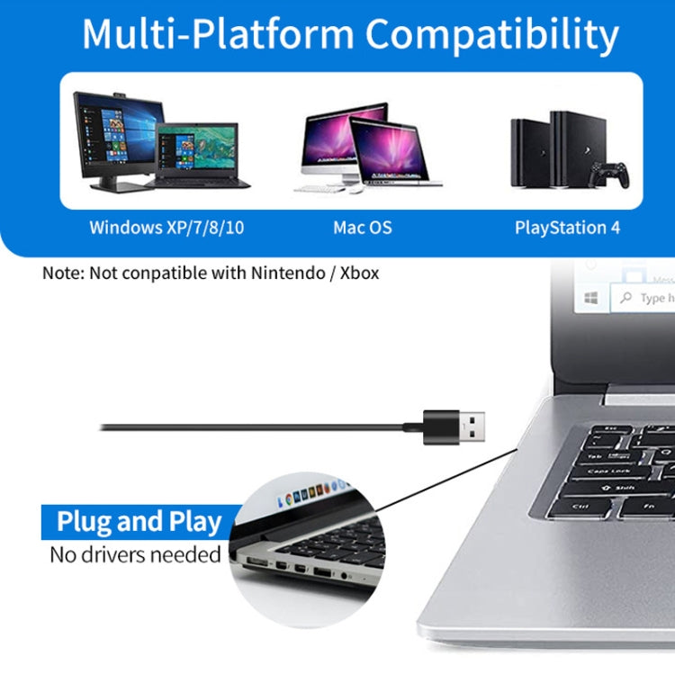 Microfono a condensatore a collo d'oca per computer desktop MI520, 6.35mm Interface, USB Version without RGB Breathing Lamp, USB Version with RGB Breathing Lamp