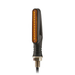 1 coppia MK-109 moto flusso sterzo lampada LED luce di segnalazione, MK-109(Black ), MK-109(Yellow )